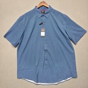 Mix & NY Performance Men's Slim Fit Stretch Wrinkle Free Wicking Shirt Size 2XL‎